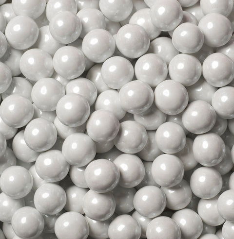 Shimmer White Sixlets-Manufacturer-Half Nuts