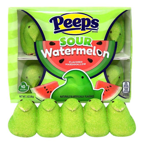 Peeps - Sour Watermelon-Half Nuts-Half Nuts