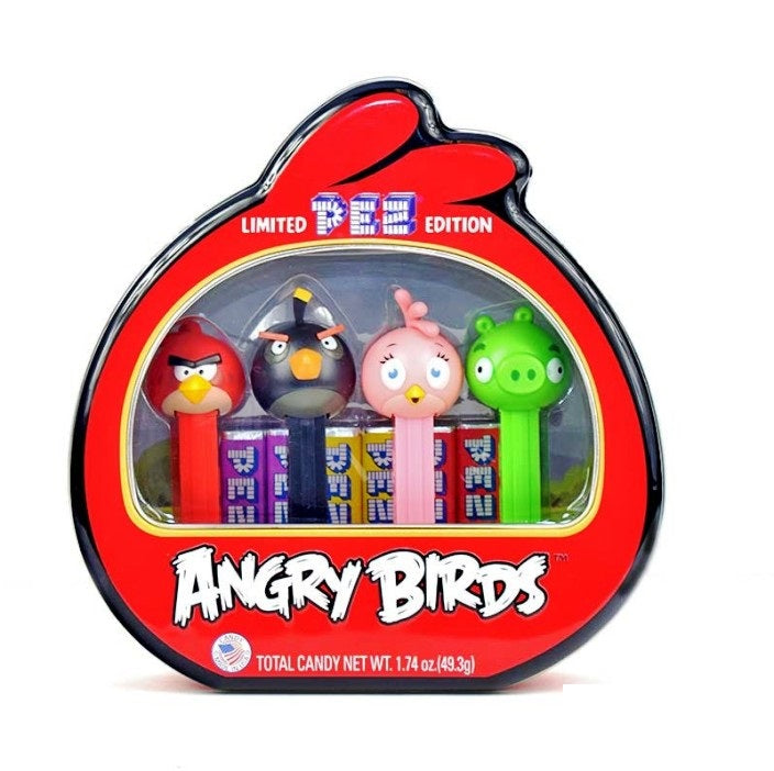 PEZ - Angry Birds Gift Tin-Half Nuts-Half Nuts