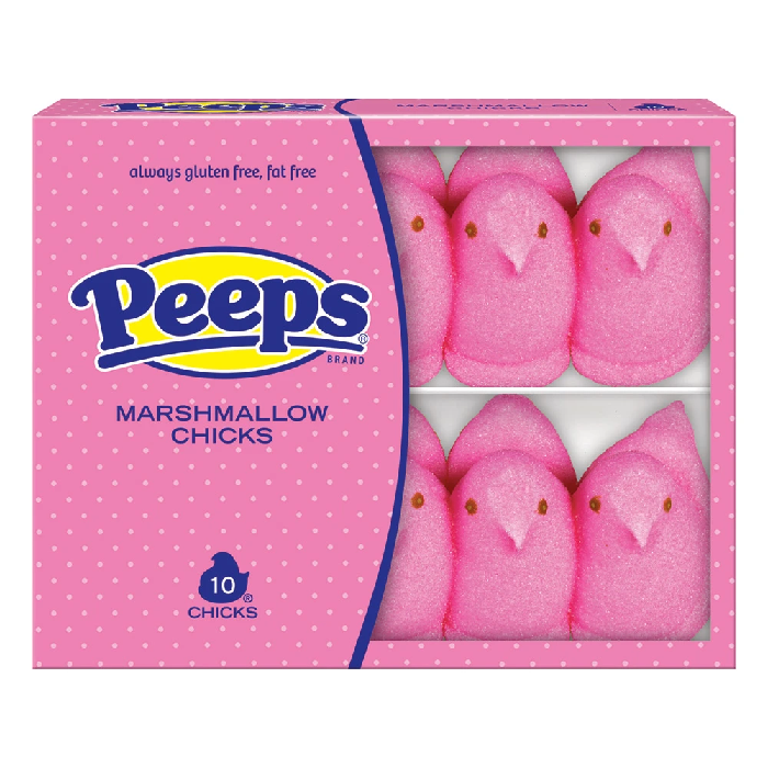 Peeps Marshmallow Chicks - Pink-Half Nuts-Half Nuts