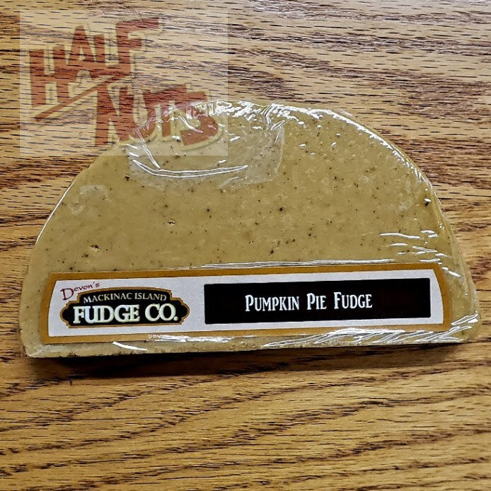 Devon's Mackinac Island Fudge - Pumpkin Pie-Half Nuts-Half Nuts