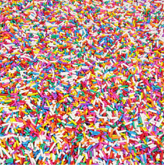Rainbow Jimmies/sprinkles-Half Nuts-Half Nuts