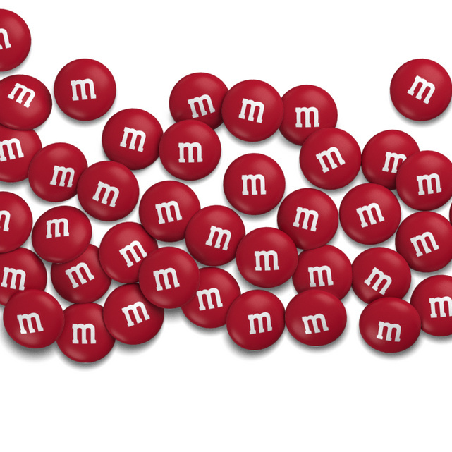 M&Ms - Red – Half Nuts