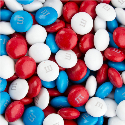Red, White, and Blue Bulk Candy