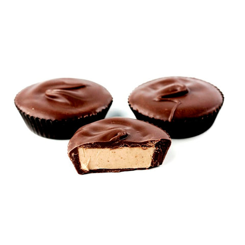 Sugar Free Dark Chocolate Peanut Butter Cups-Half Nuts-Half Nuts
