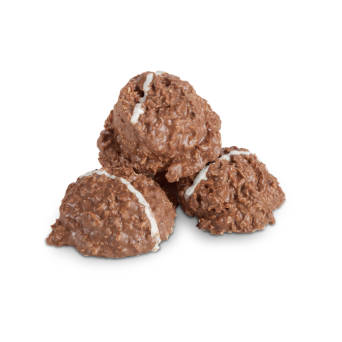 Sugar Free Milk Chocolate Coconut Haystacks-Manufacturer-Half Nuts