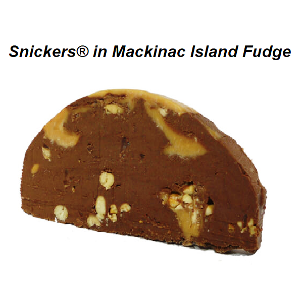 Devon's Mackinac Island Fudge - Snickers®-Half Nuts-Half Nuts