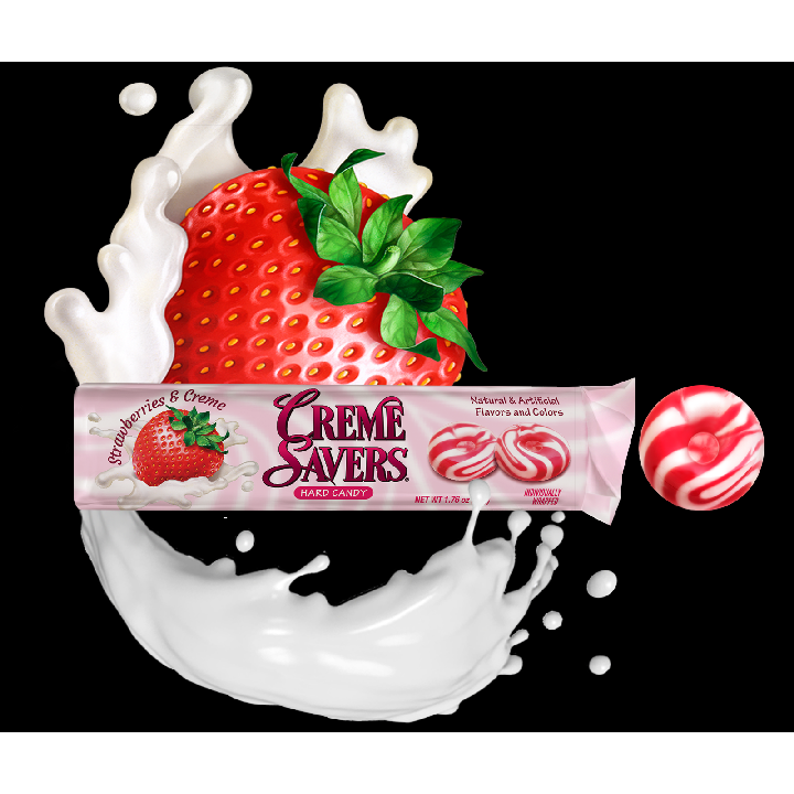 Creme Savers Strawberry Half Nuts