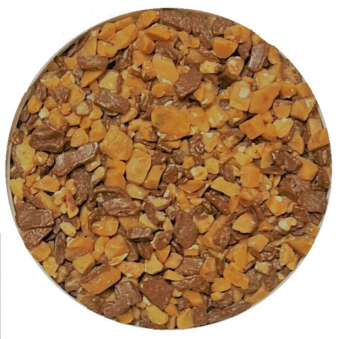 Heath Bar Toffee Topping-Half Nuts-Half Nuts