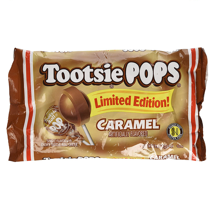 Tootsie Pops - Caramel-Half Nuts-Half Nuts