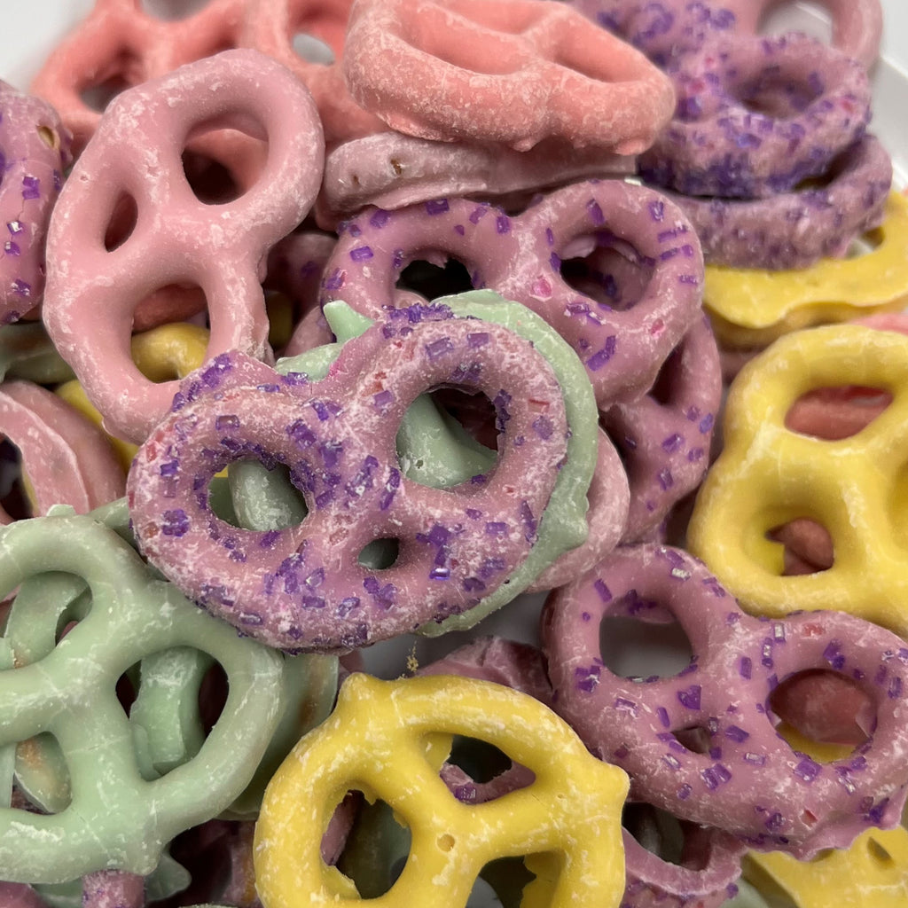 Unicorn Yogurt Pretzels-Half Nuts-Half Nuts