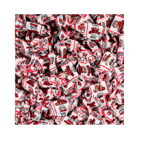 Albert's Fruit Chews-Wild Cherry-Half Nuts-Half Nuts